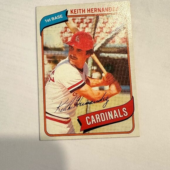 Topps Kids Trading Card - Red and White Keith Hernandez rookie mint condition - Picture 1 of 4